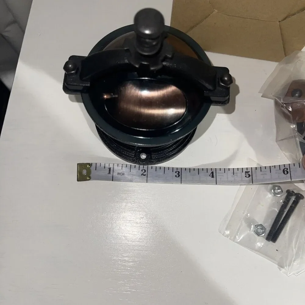 PSI woodworking PKGRIND3 coffee grinder mechanism brushed brass  New In Box
